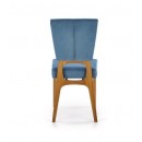 Стул HALMAR WENANTY морской/дуб медовый